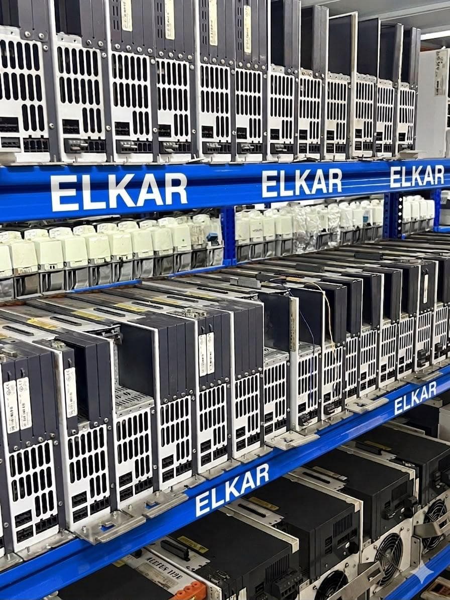 ELKAR warehouse — drive and inverter stock