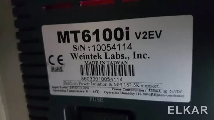 WEINTEK MT6100i-V2EV