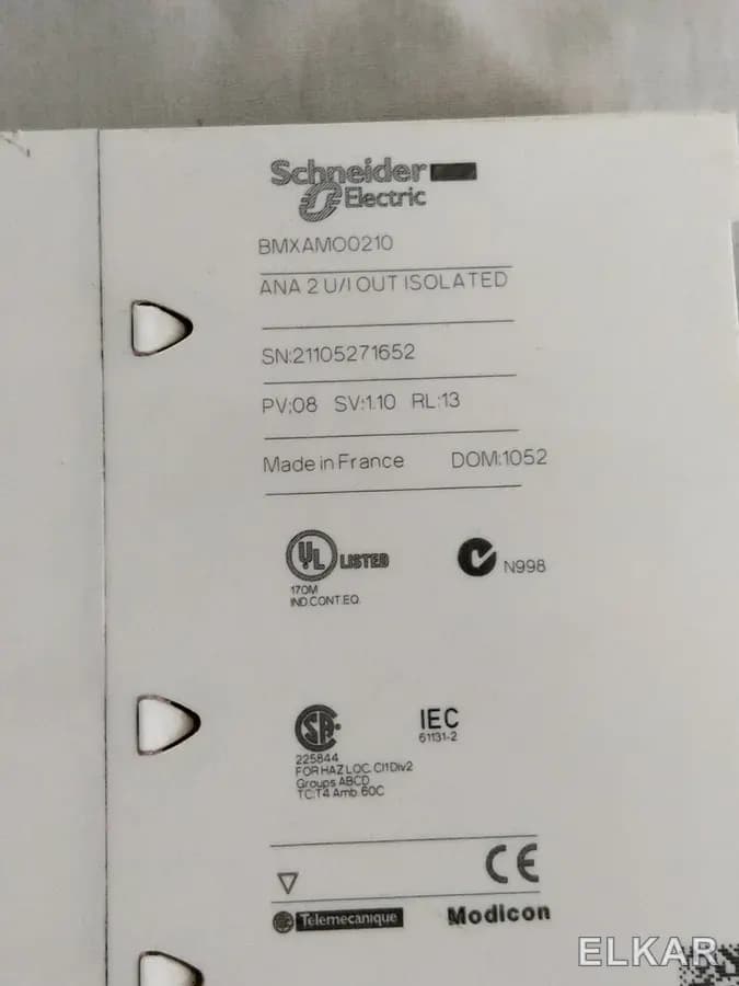 Schneider BMXAM00210